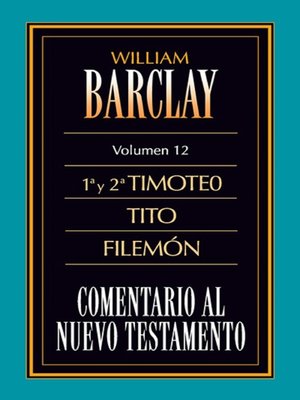 cover image of Comentario al Nuevo Testamento Volume 12